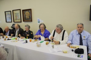 Dr. Charles Worrell, PSGM, Grand Secretary of TN; Keith Hinkle; Holston Home Ambassdor; General Barbara Rogers, Department Commander; Karen Hamilton, President of the Rebekah Assembly; Roy Climer, Grand Warden and Scott Hilgadiack; Vice President.